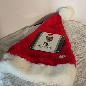 Plush Puppies Dickens Closet Dog Santa Hat